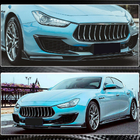 Maserati Ghibli 2013–2023 Frontstötfångar-lister (för Base 2018-2020, kolfiber) foto 5