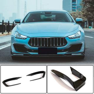 Frontstötfångar-lister (för Base 2018-2020, kolfiber) Maserati Ghibli 2013–2023 foto 1