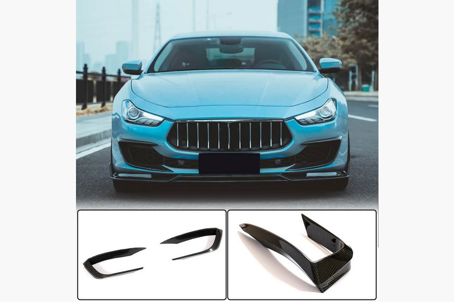 Maserati Ghibli 2013–2023 Frontstötfångar-lister (för Base 2018-2020, kolfiber) Image