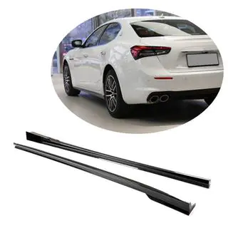 Sidokjolar V2 (för Base/S/S Q4/Diesel/250 Diesel, kolfiber) Maserati Ghibli 2013–2023 foto 1