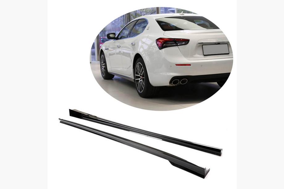 Maserati Ghibli 2013–2023 Sidokjolar V2 (för Base/S/S Q4/Diesel/250 Diesel, kolfiber) Foto 1