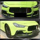 Maserati Ghibli 2013–2023 Frontläpp till främre stötfångare Lip V1 (för Base/S/S Q4 2013-2017, kolfiber) foto 4