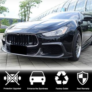 Frontläpp till främre stötfångare Lip V1 (för Base/S/S Q4 2013-2017, kolfiber) Maserati Ghibli 2013–2023 foto 2