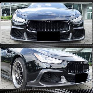 Frontläpp till främre stötfångare Lip V1 (för Base/S/S Q4 2013-2017, kolfiber) Maserati Ghibli 2013–2023 foto 3