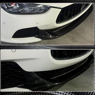 Frontläpp till främre stötfångare Lip V2 (för Base/S/S Q4 2013-2017, kolfiber) Maserati Ghibli 2013–2023 foto 4