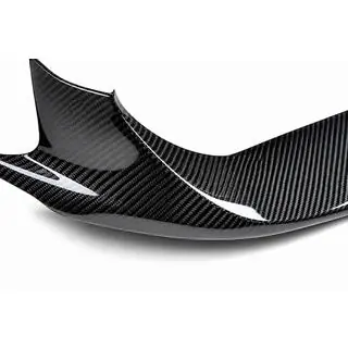 Frontläpp till främre stötfångare Lip V2 (för Base/S/S Q4 2013-2017, kolfiber) foto 4