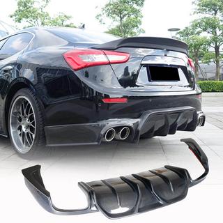 Bakre stötfångardiffuser (för Base/S/S Q4 2014-2017, kolfiber) Maserati Ghibli 2013–2023 foto 1