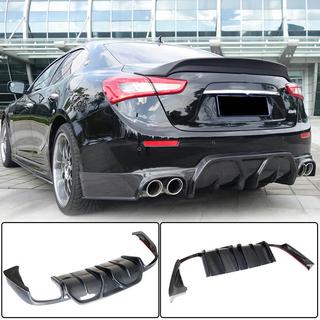 Bakre stötfångardiffuser (för Base/S/S Q4 2014-2017, kolfiber) Maserati Ghibli 2013–2023 foto 2