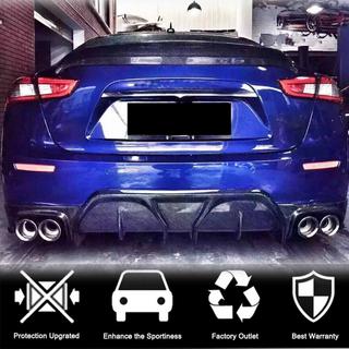 Bakre stötfångardiffuser (för Base/S/S Q4 2014-2017, kolfiber) Maserati Ghibli 2013–2023 foto 3
