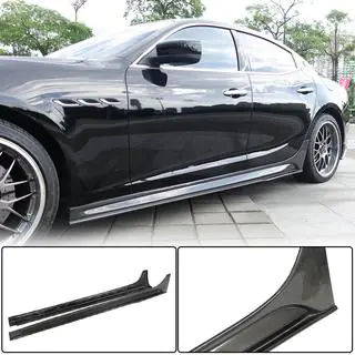 V3 sidokjolar (för Base/S/S Q4/Diesel/250 Diesel, kolfiber) Maserati Ghibli 2013–2023 foto 1