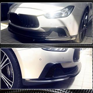 Frontläpp Lip V3 till främre stötfångaren (för Base/S/S Q4 2013-2017, kolfiber) Maserati Ghibli 2013–2023 foto 3