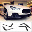 Maserati Ghibli 2013–2023 Kolfiber-läppar till främre stötfångaren (för Base/S/S Q4 2013-2017) foto 1