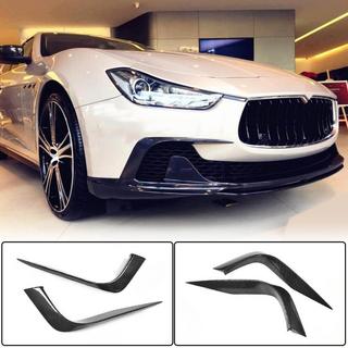 Kolfiber-läppar till främre stötfångaren (för Base/S/S Q4 2013-2017) Maserati Ghibli 2013–2023 foto 1
