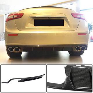 Bakre stötfångardiffusor (för Base/S/S Q4 2013-2017, kolfiber) Maserati Ghibli 2013–2023 foto 1