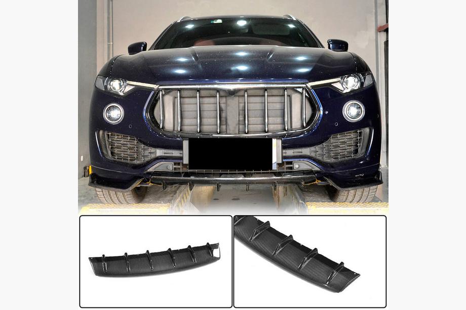 Maserati Levante 2016– Frontläpp till stötfångare Lip V1 (för Base/S, kolfiber) Image