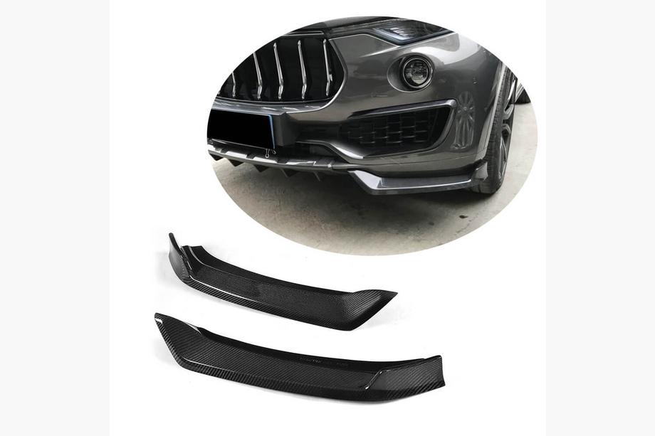 Maserati Levante 2016– Frontstötfångarens Flap-läppar (för Base/S, kolfiber) Image