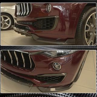 Frontstötfångar-läppar (för Base/S, kolfiber) Maserati Levante 2016– foto 4