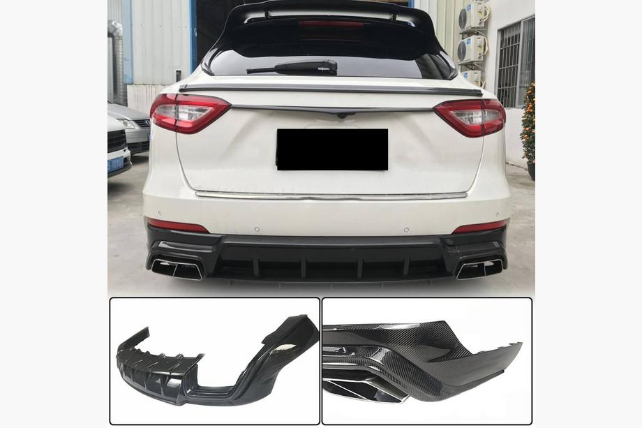 Maserati Levante 2016– Diffusor bak V1 (för Base/S, kolfiber) Image