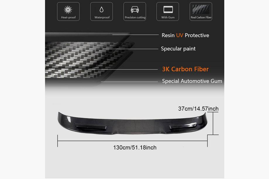 Maserati Levante 2016– Spoiler V2 (kolfiber) Foto 6