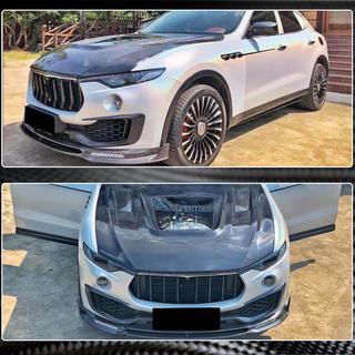 Frontläpp Lip V2 till främre stötfångare (för Base/S, kolfiber) Maserati Levante 2016– foto 3