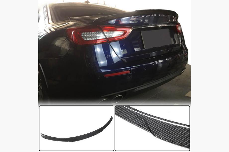Maserati Quattroporte 2013–2023 Spoiler V2 (kolfiber) Image