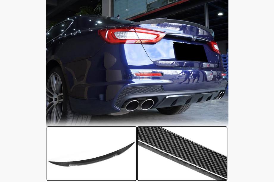Maserati Quattroporte 2013–2023 Spoiler V3 (kolfiber) Image
