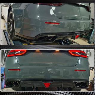 Bakre stötfångardiffusor V1 (för S/S Q4 2017-2020, kolfiber) Maserati Quattroporte 2013–2023 foto 4