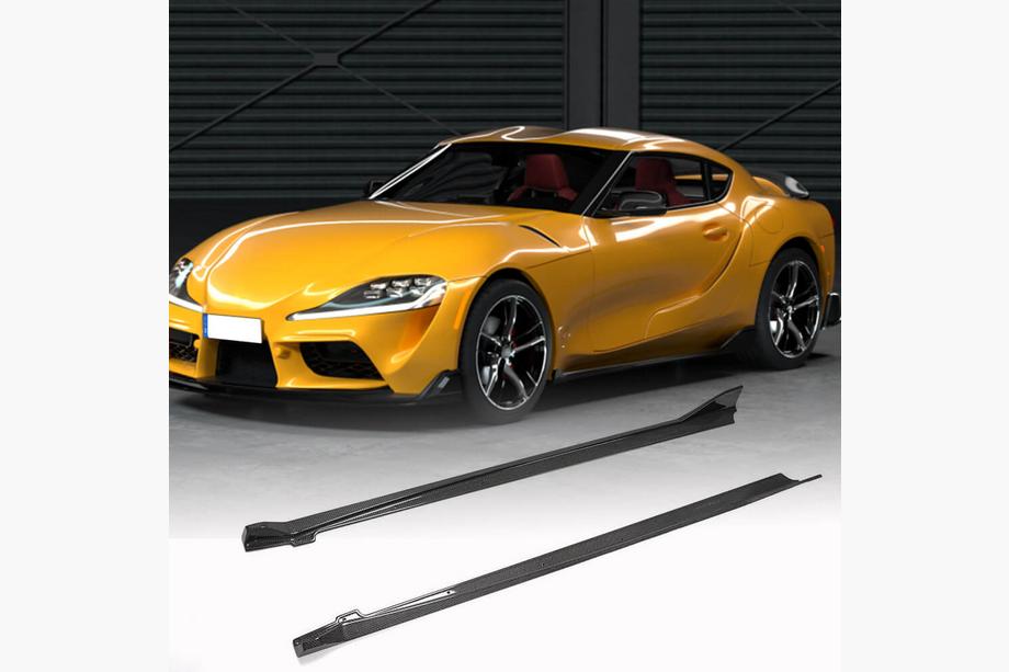 Toyota Supra 2019– Sidokjolar (kolfiber) Image