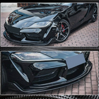 Toyota Supra 2019– Frontläpp till främre stötfångare Lip V2 (kolfiber) foto 9