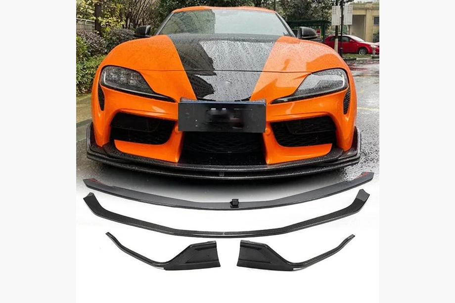 Toyota Supra 2019– Frontläpp till främre stötfångare Lip V2 (kolfiber) Image