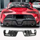Toyota Supra 2019– Bakre stötfångardiffusor V1 (Carbon) foto 2