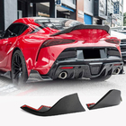 Toyota Supra 2019– Bakre stötfångardiffusor V1 (Carbon) foto 8