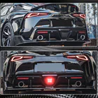 Toyota Supra 2019– Bakre stötfångardiffusor V2 (Carbon) foto 5