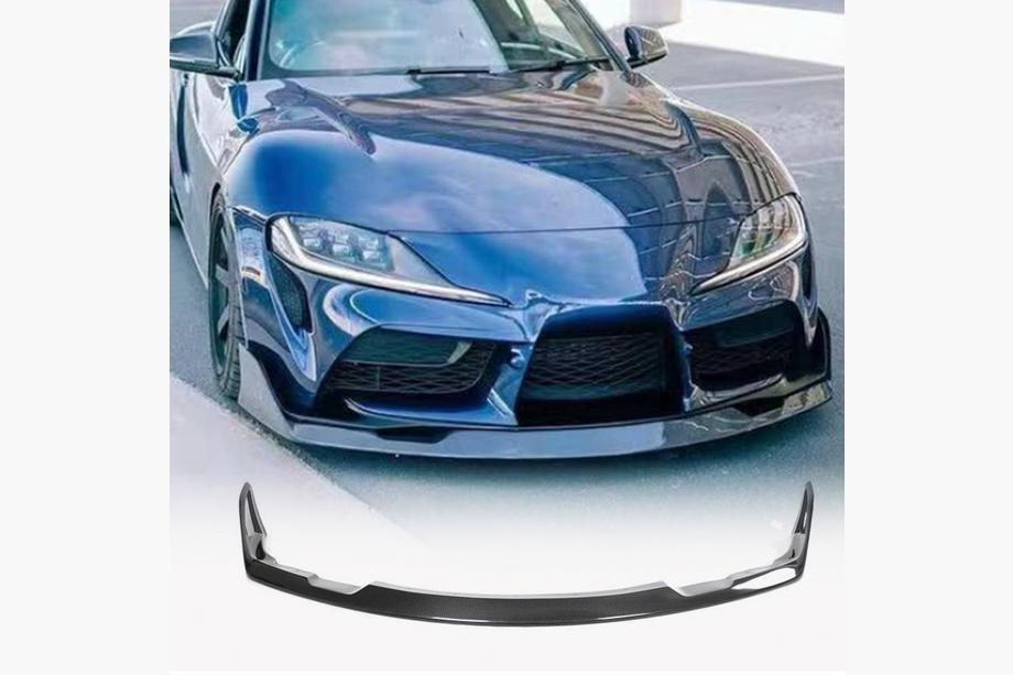 Toyota Supra 2019– Frontläpp till främre stötfångare Lip (2022-2024, kolfiber) Foto 1