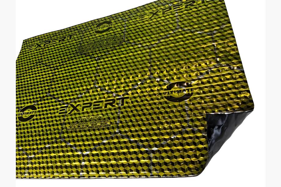 Vibrationsdämpande matta ULTIMATE EXPERT COLD GOLD 2,1 mm (50x35 cm) Foto 1