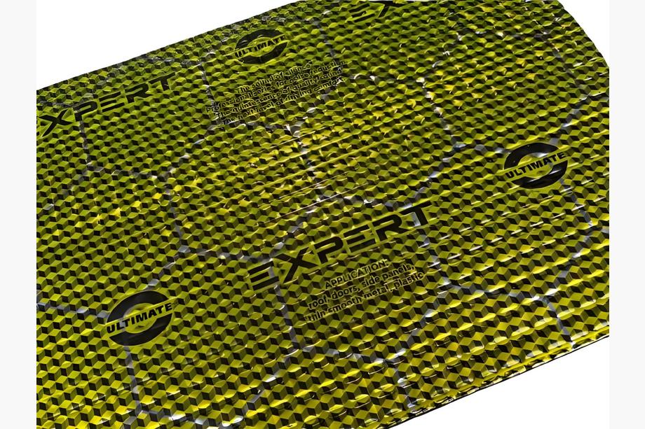 Vibrationsdämpande matta ULTIMATE EXPERT COLD GOLD 2,1 mm (50x35 cm) Foto 3