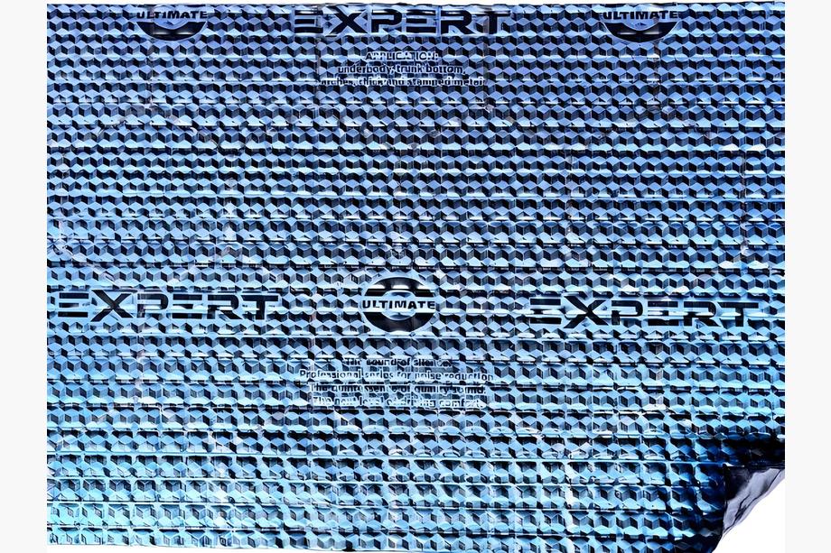 Vibrationsdämpande ark ULTIMATE EXPERT BLUE SILVER 3 mm (50x35 cm) Foto 4