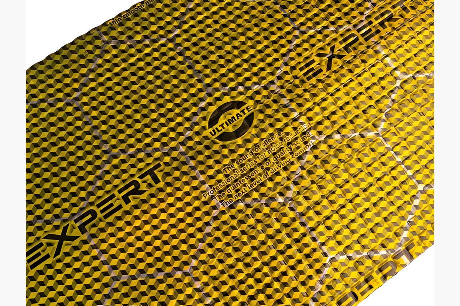 Vibrationsdämpande ark ULTIMATE EXPERT RED GOLD 4 mm (50x35 cm) Foto 3