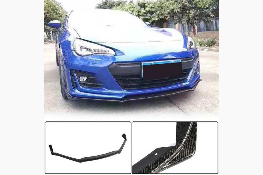 Subaru BRZ 2012–2021 Frontspoilerläpp Lip V1 (2017-2021, kolfiber) Image