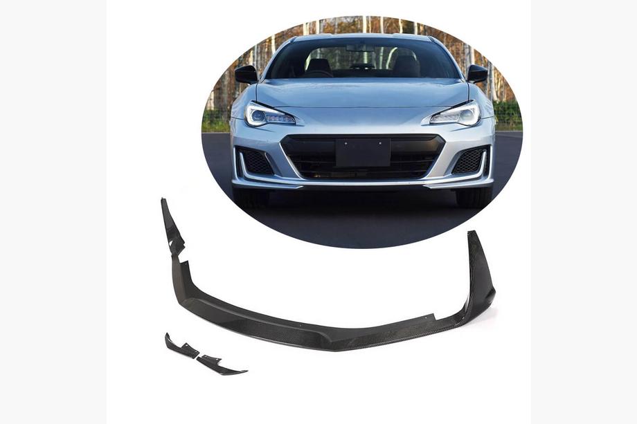 Subaru BRZ 2012–2021 Frontläpp till främre stötfångare Lip V2 (2017-2021, kolfiber) Image