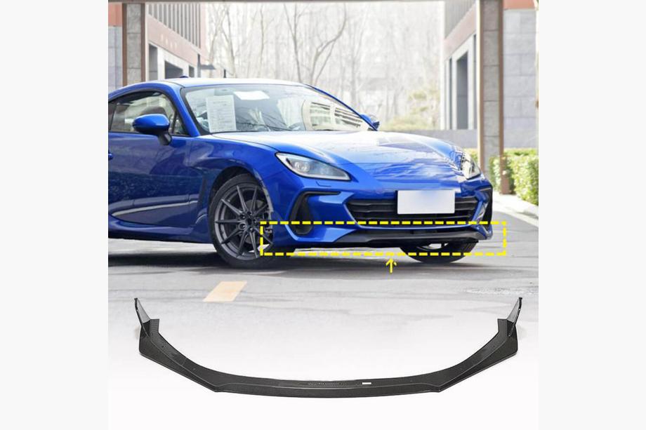 Subaru BRZ 2021– Frontläpp till främre stötfångare Lip V1 (2021-2023, kolfiber) Image
