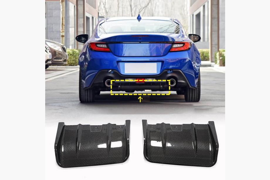 Subaru BRZ 2021– Bakre stötfångardiffusor V1 (2021-2023, Kolfiber) Image