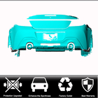 Subaru BRZ 2021– Bakre diffuser V1 (Kolfiber) foto 2