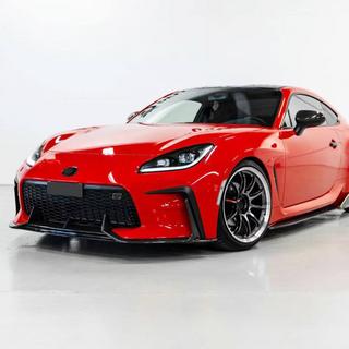 Kolfiber frontläpp till främre stötfångare Lip V2 (2021-2023, Carbon) Subaru BRZ 2021– foto 2