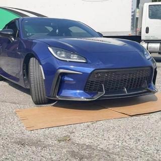 Kolfiber frontläpp till främre stötfångare Lip V2 (2021-2023, Carbon) Subaru BRZ 2021– foto 3