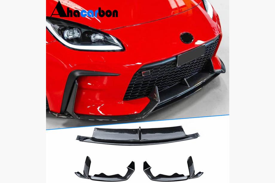 Subaru BRZ 2021– Kolfiber frontläpp till främre stötfångare Lip V2 (2021-2023, Carbon) Image