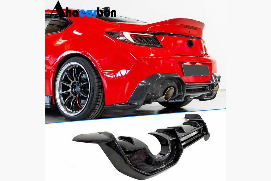 Subaru BRZ 2021– Bakre stötfångardiffusor V3 (2021-2023, Kolfiber) Image