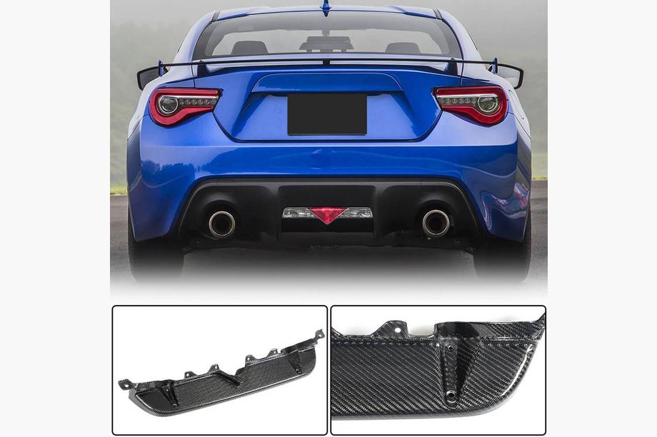 Subaru BRZ 2012–2021 Bakre stötfångardiffusor V1 (Carbon) Image