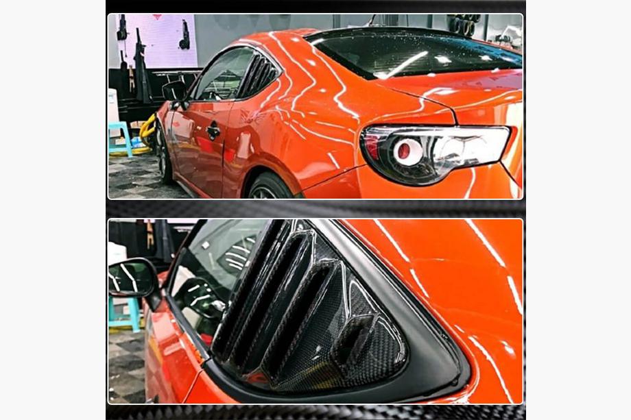 Subaru BRZ 2012–2021 Bakrutelister (Kolfiber) Foto 5