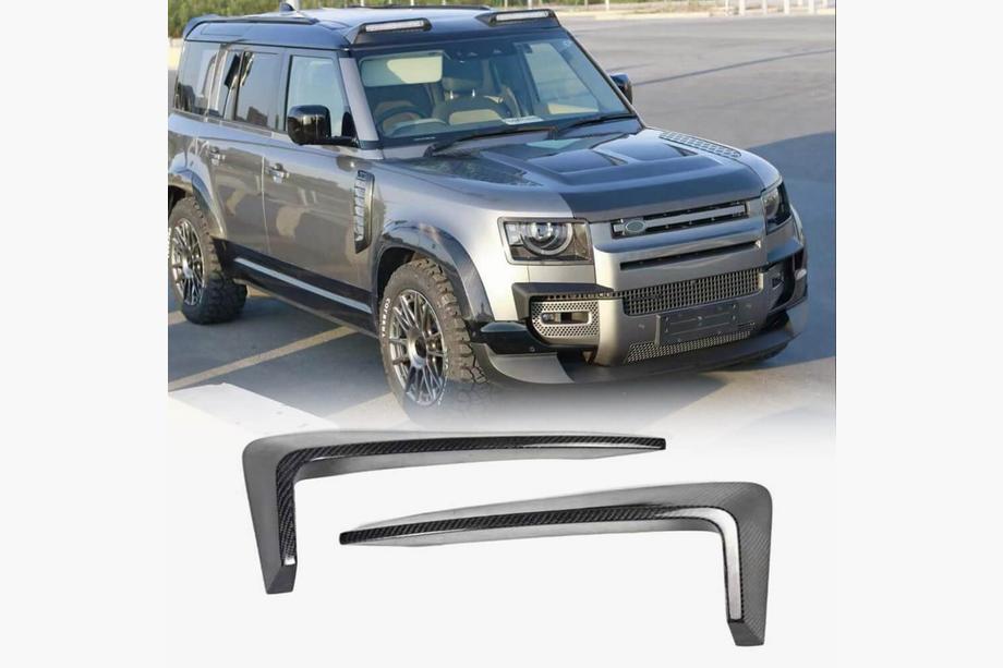 Land Rover Defender 2019– Frontläpp till stötfångare (kolfiber) Image